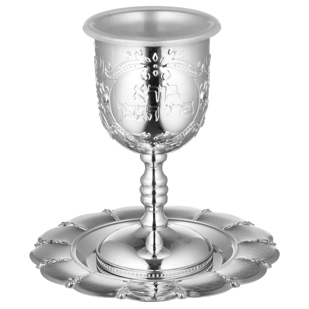 NICKEL KIDDUSH CUP 13 CM contain 100ml / 3.4oz