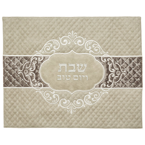 Faux Leather Challah Cover 42X52 cm with Embossed logo (UK66388)