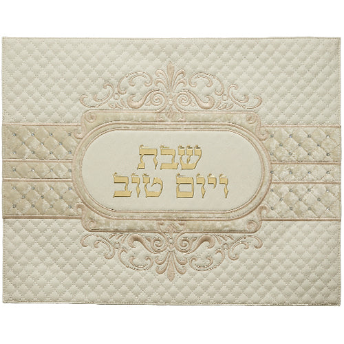 Faux Leather Challah Cover 42X52 cm with Embossed logo (UK66391)