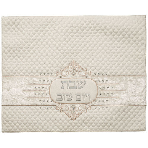 Faux Leather Challah Cover 45X55 cm with Embossed logo (UK66696)