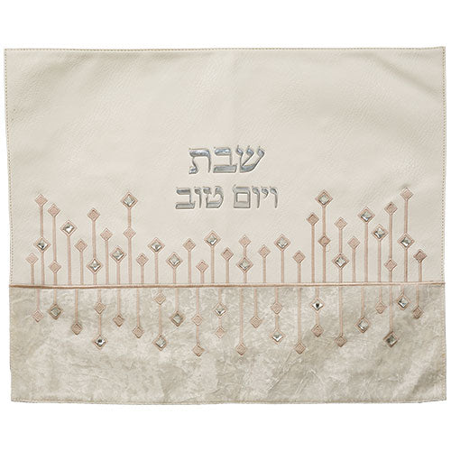 Faux Leather Challah Cover 45X55 cm with Embossed logo (UK66698)