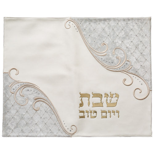 Leatherette Challah Cover 42X52 cm with Embroidery (UK67343)