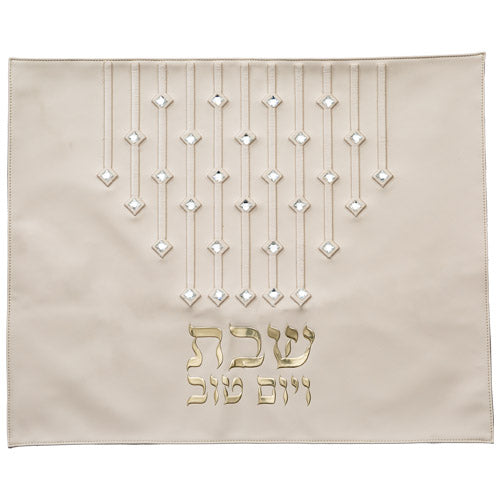 Leatherette Challah Cover 42X52 cm with Embroidery (UK67344)