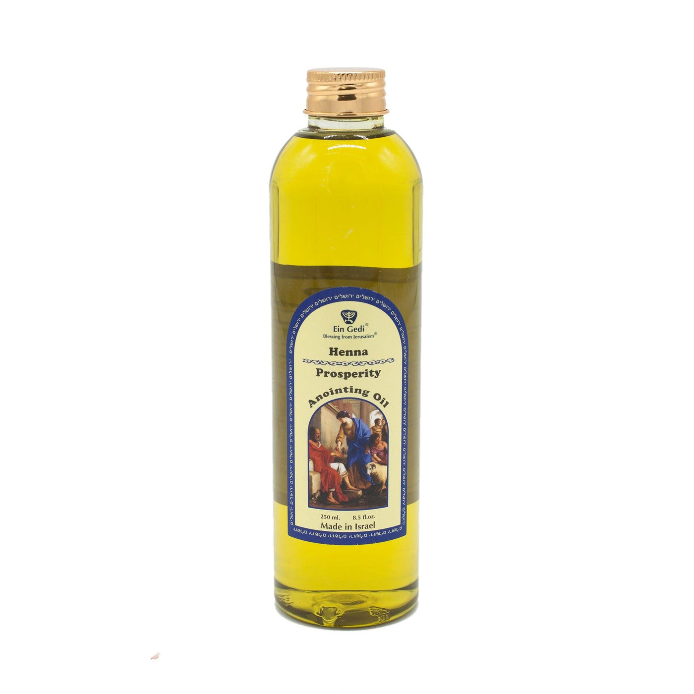 Lot of 6 x Different Anointing Oil 250 ml -8.5 fl.oz Ein Gedi From Holyland Jerusalem - Spring Nahal