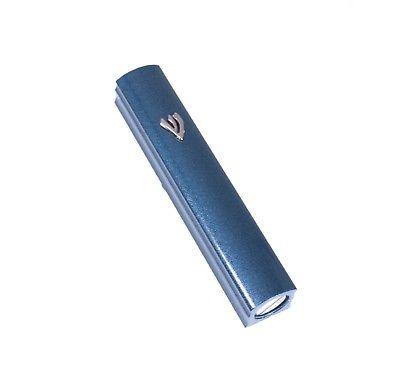 Silver Mezuzah in Silver Plated Covered With blessings Design #6 - Spring Nahal