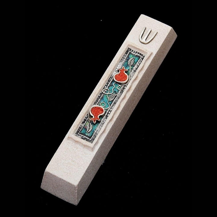 Mezuzah Case Cast Stone Jerusalem Jewish Door Mezuzah Art Design