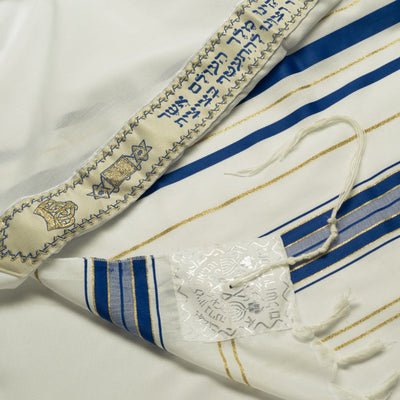 Talitnia Wool Jewish Tallit Prayer Shawl from Israel