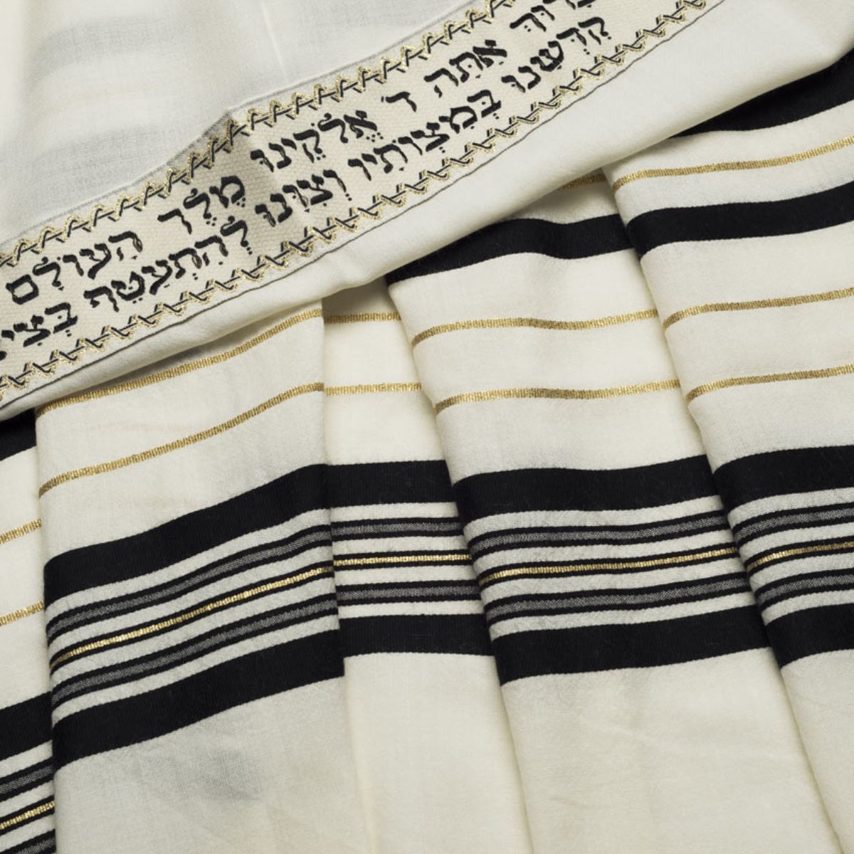 Talitnia Wool Jewish Tallit Prayer Shawl from Israel
