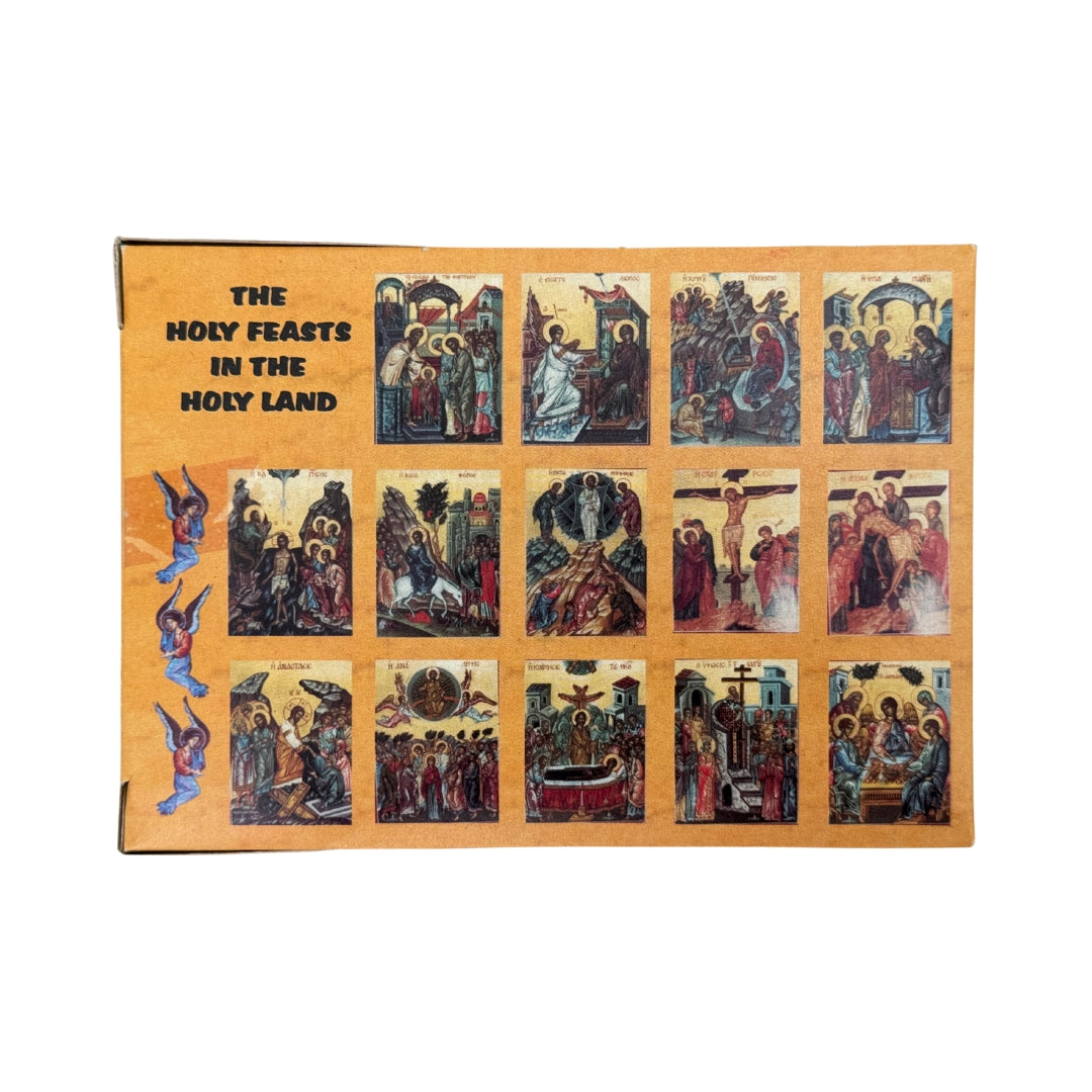 Blessing Kit rosary, Cross, Water, Holy Soil, anointing oil ,Incense Bottles From The Holy Land