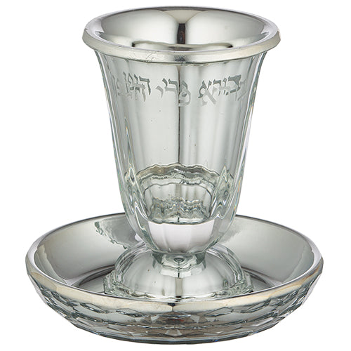 Crystal Kiddush Cup 10 cm contain 100ml / 3.4oz