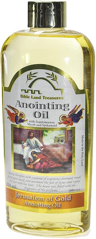 Lot of The 40 pcs mixed Bible land treasures 250 ml Anointing oils from the Holyland