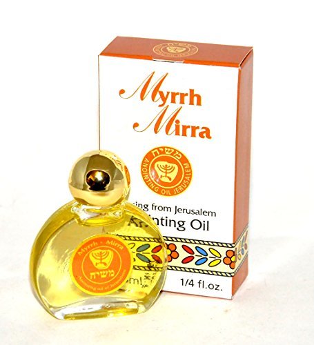 Lot of x 10 Anointing Oil Myrrh 7.5 ml - 1/4oz (10 bottles)