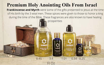 Premium Frankincense & Myrrh Anointing Oil Handmade Religious 10 ml - 0.34 Fl Oz