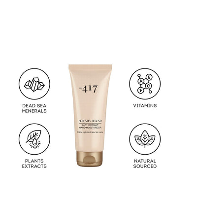 -417 Dead Sea Cosmetics Anti-Aging Hand Cream For Dry, Cracked Skin & Working Hands features Essential Vitamins & Oils From The Dead Sea, Intensive and Non-Greasy Hand Cream 3.4 oz.