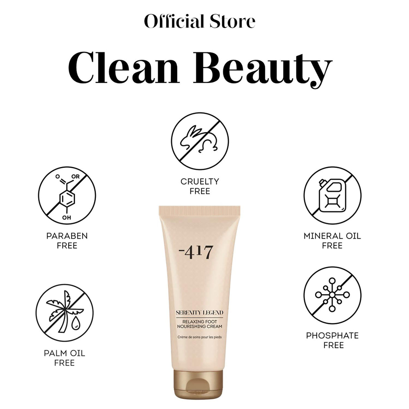 -417 Dead Sea Cosmetics Nourishing Foot Cream - Softening Foot Cream with Shea Butter & Non Greasy
