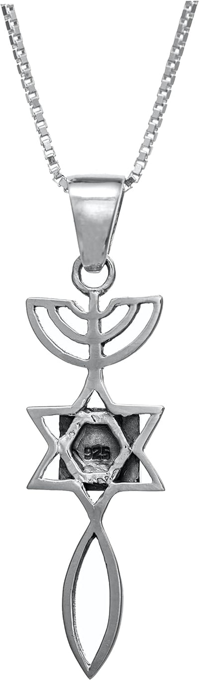 Messianic Symbol Silver Pendant New Testament Nano sim