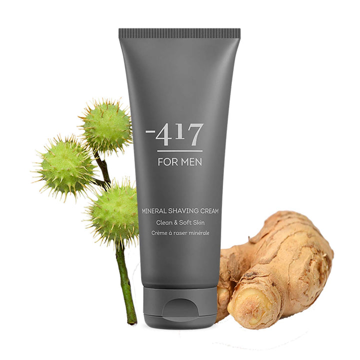 -417 Dead Sea Cosmetics Vegan Mineral Shaving Cream For Men for Close & Clean Shave With No Irritation - Suitable for All Skin Types 3.38 oz