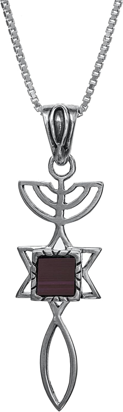 Messianic Symbol Silver Pendant New Testament Nano sim