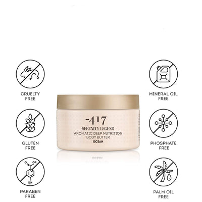 -417 Dead Sea Cosmetics Ocean Deep Nutrition Body Butter For Dry Skin