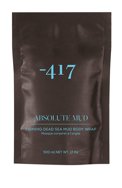 -417 Dead Sea Cosmetics Dead Sea Mud Firming Body Wrap Pure Dead Sea Black Mud Mask - Beauty Body Care Wraps For Cellulite, Stretch Marks 17 fl. oz.