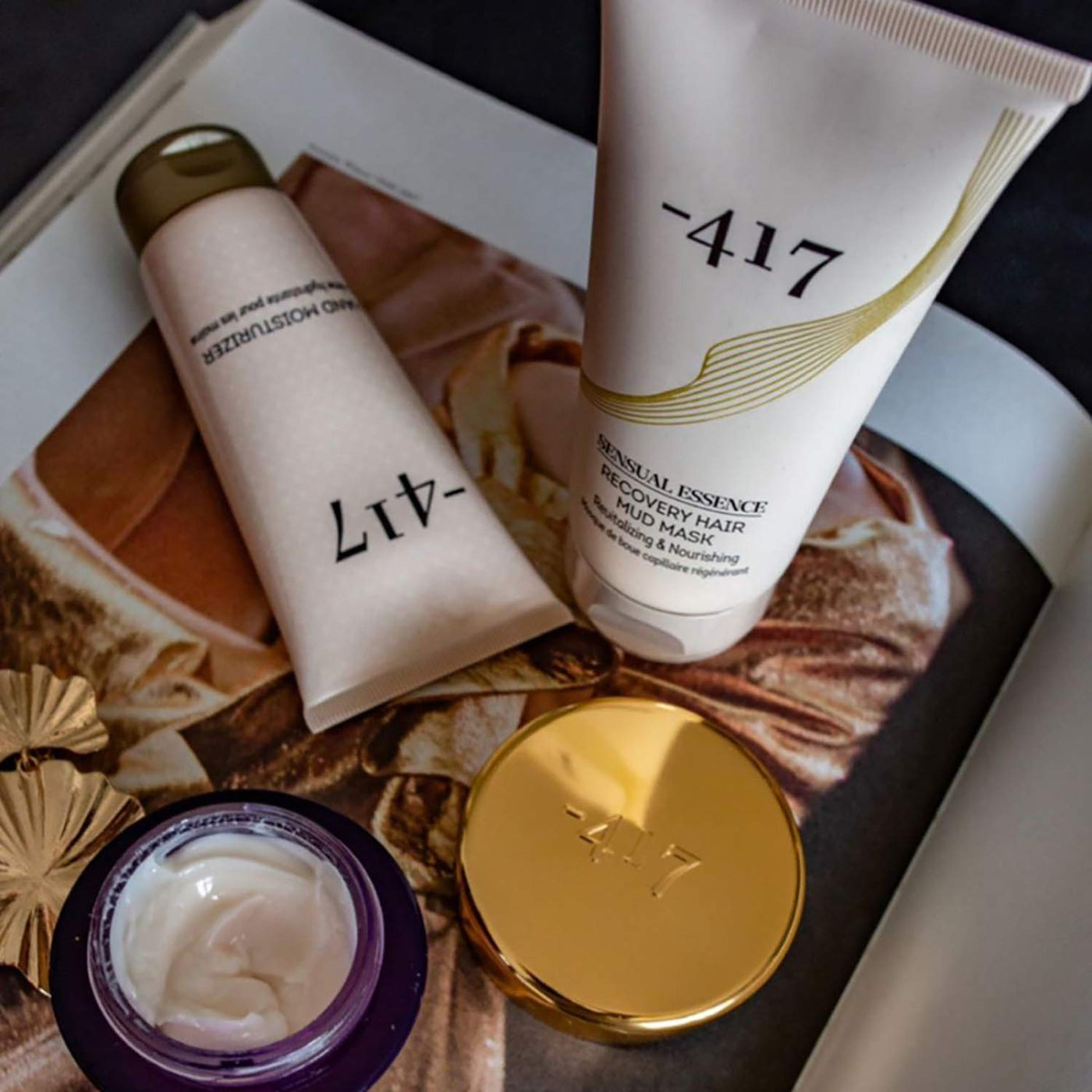 -417 Dead Sea Cosmetics Rejuvenation Hair Mud Mask, Vegan & Natural Hair Repair Deep Treatment