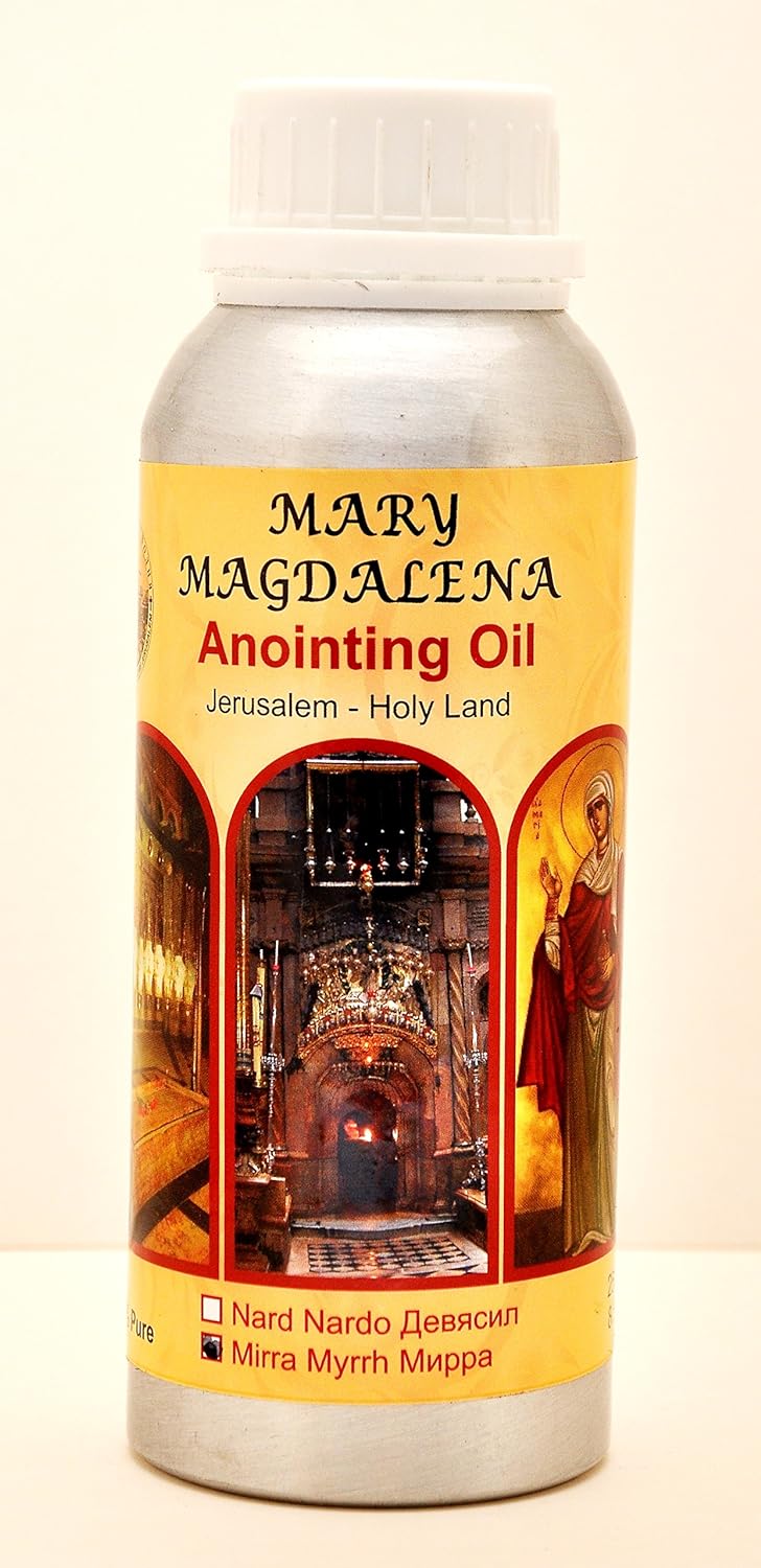 Healing prayer Anointing Oil Myrrh 250 ml / 17.fl. Oz Metal Bottle