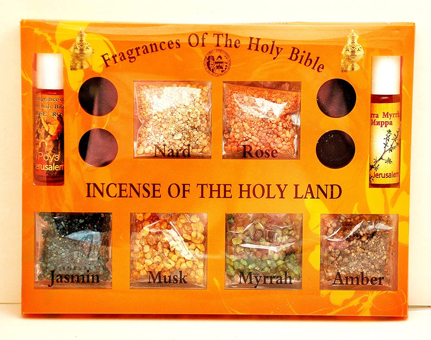 Fragrances of The Holy Bible Incense Kit of The Holyland Jerusalem