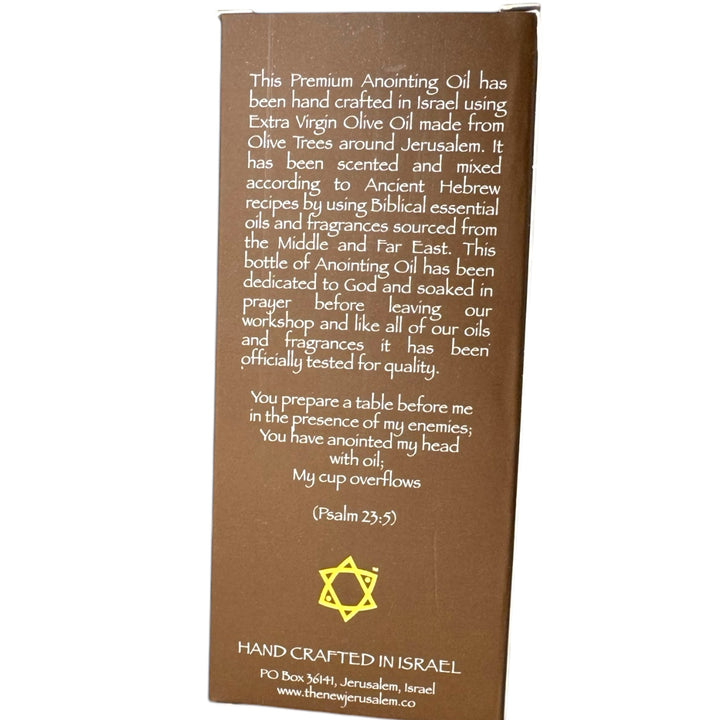 Holy Land Anointing Oil Set – Frankincense & Myrrh, Rose of Sharon, Bridal Garden – Handmade in Jerusalem with Natural Ingredients (30ml / 1 fl oz Each)