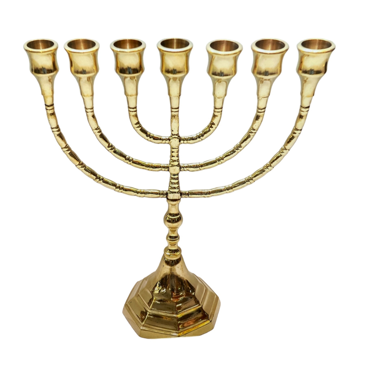 Menorah Silver Plated Candle Holder Judaica 11.8″ / 30 cm