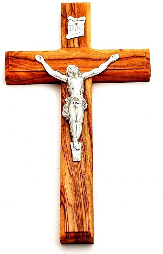 Olive Wood Cross Made in Bethlehem Jerusalem Holyland