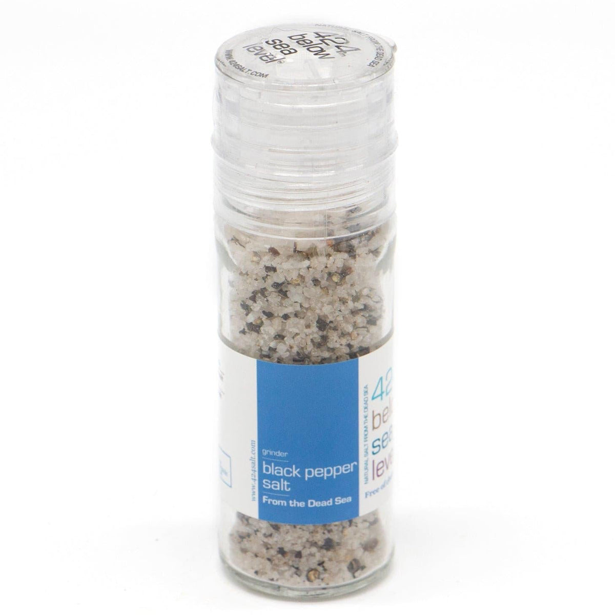 Black Pepper Gourmet Kosher Salt From The Dead Sea 3.87 oz / 110 grams