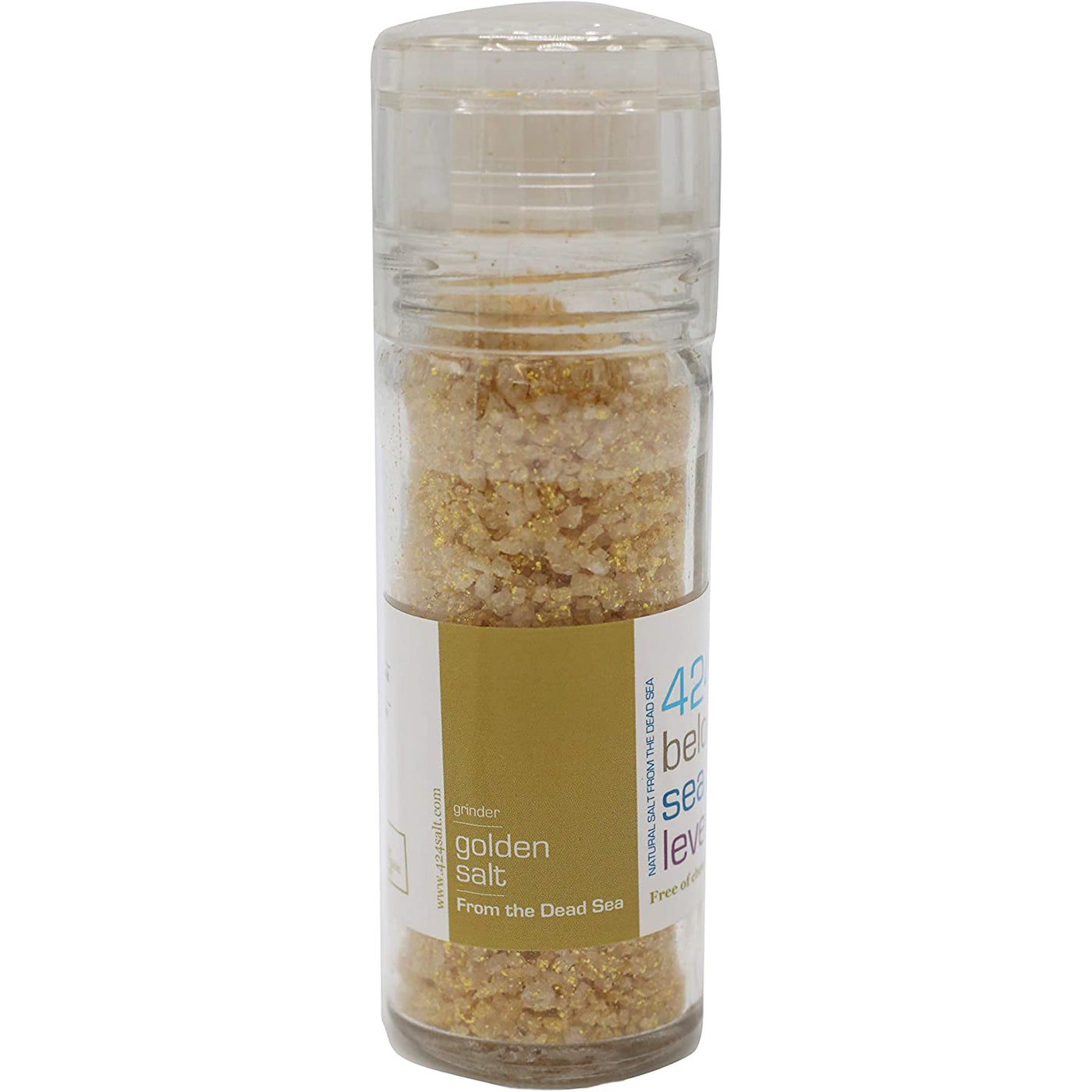 Golden Gourmet Salt From The Dead Sea 3.87 oz / 110 grams