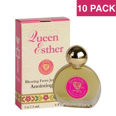 10 x Queen Esther Anointing Oil 7.5 ml - From The Holyland Jerusalem
