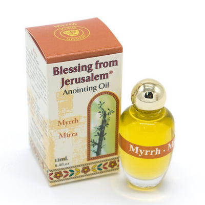 Blessing From Jerusalem Anointing Oil - Myrrh 12 ml, 0.4 fl.oz.