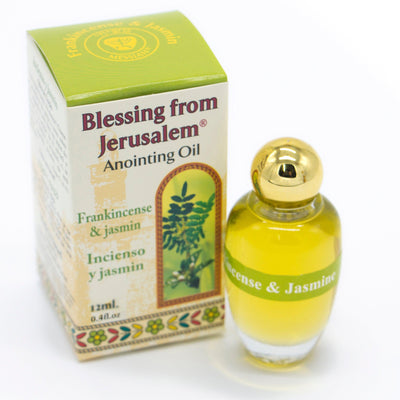 Blessing From Jerusalem Anointing Oil - Frankincense and Jasmin 12 ml, 0.4 fl.oz.