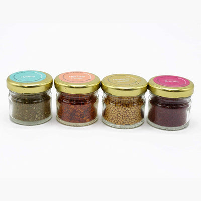 Gourmet Spices Dead Sea 4-Pack Organic Dead Sea Spices Salt Variety Set