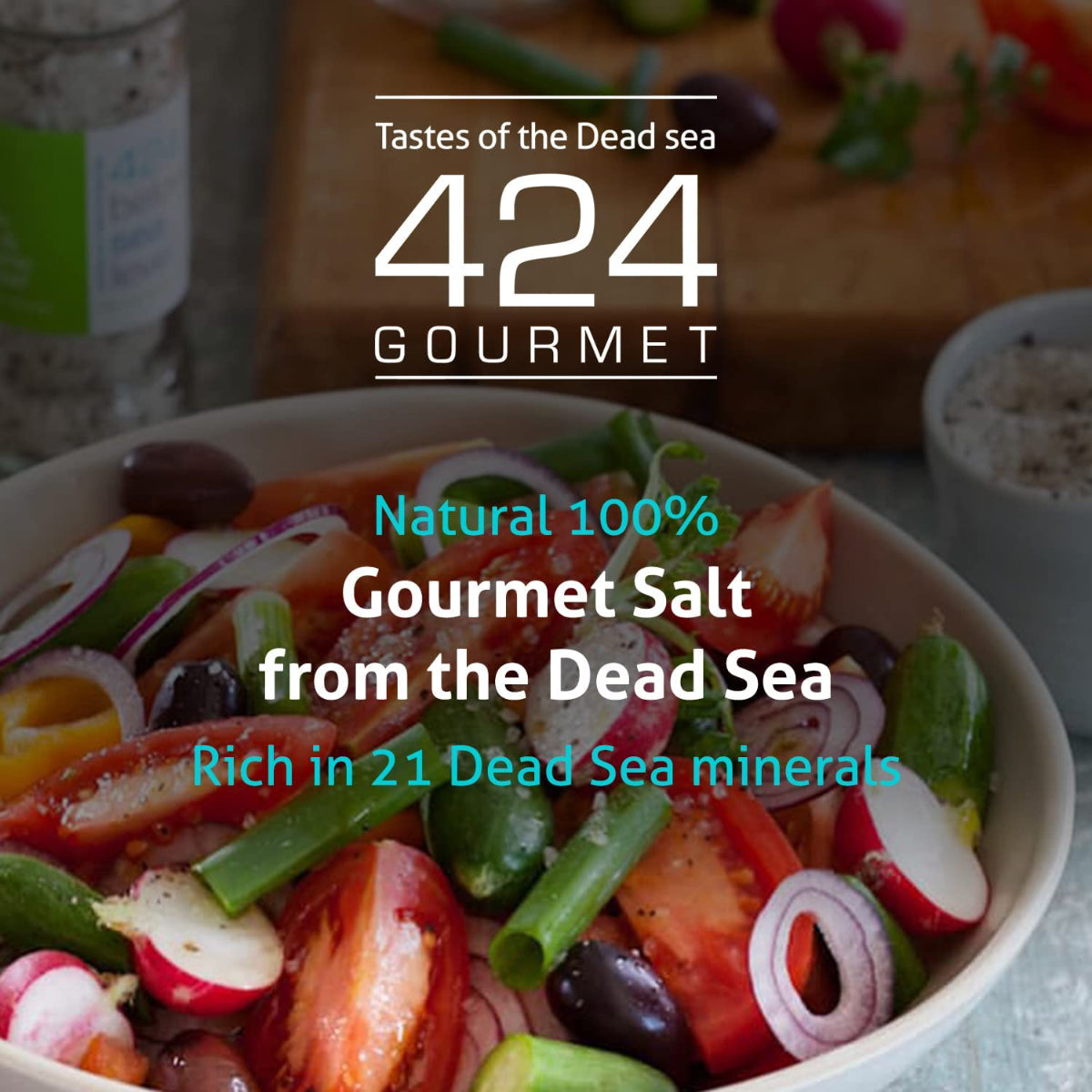 Wild Fire Gourmet Salt From The Dead Sea 3.87 oz / 110 grams