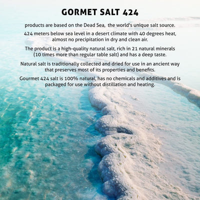 Hyssop kosher Salt From The Dead Sea 3.87 oz / 110 gram