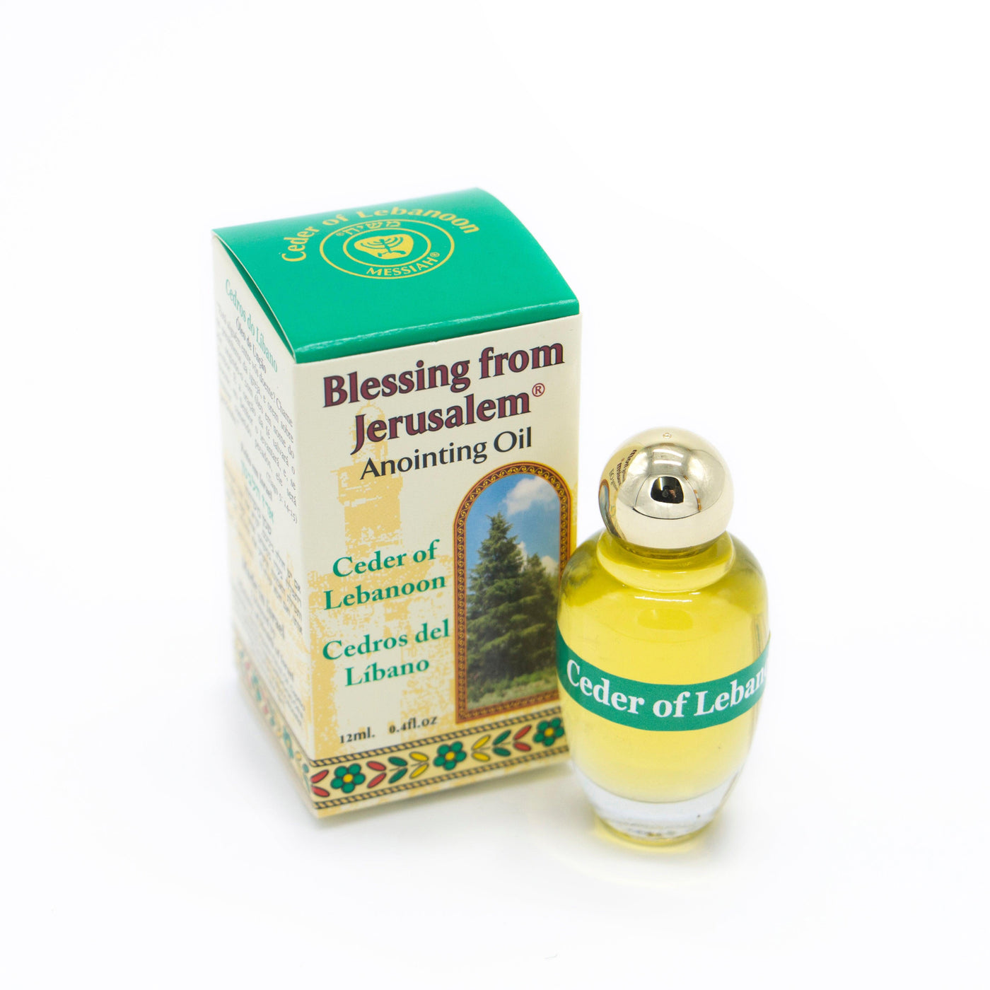 35x Anointing Oil 12ml - 0.4oz From Holyland Jerusalem - Spring Nahal