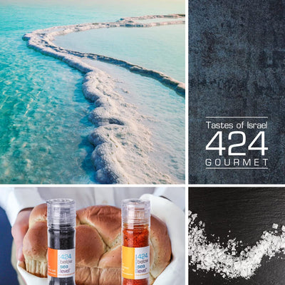 Smoked Gourmet Salt From The Dead Sea 3.87oz / 110 grams