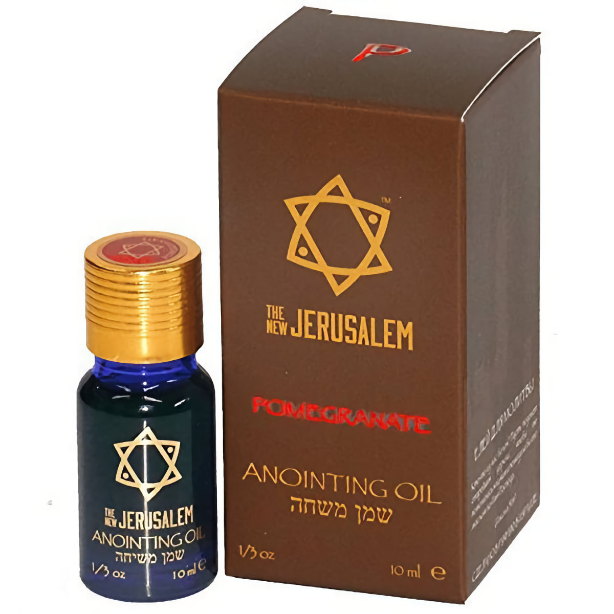 The New Jerusalem Anointing Oil Hand-Crafted from The Holy Land - Pure Natural Ingredients Essential Oil - Temple Incense, Ceremony, Spiritual Use