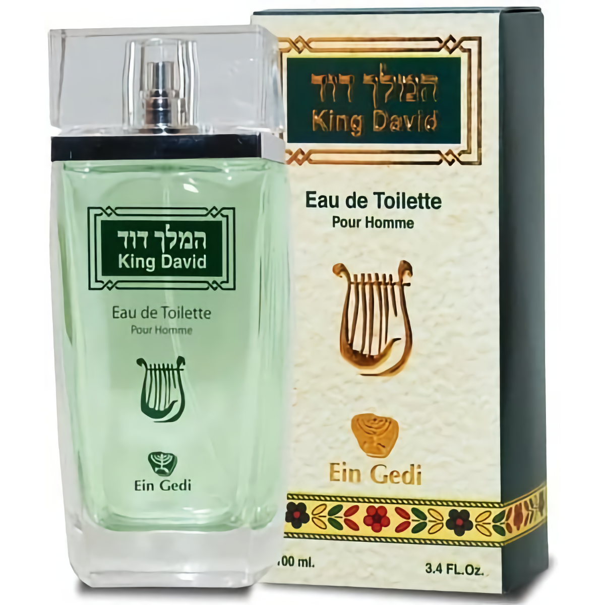 Ein Gedi King David Eau De Toilette for Men - 100 ml / 3.4 fl.oz