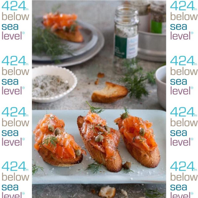 Smoked Gourmet Salt From The Dead Sea 3.87oz / 110 grams