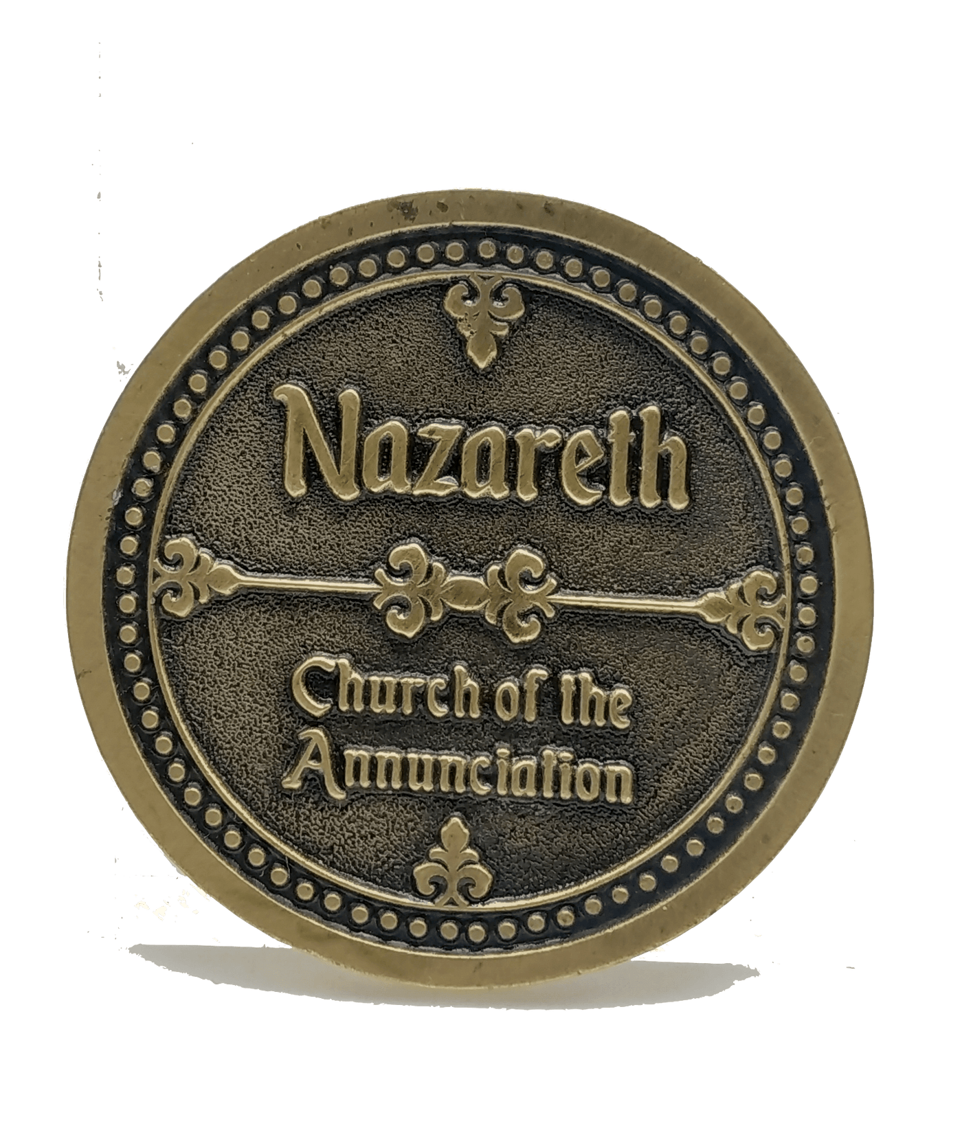 6 Holy Land Israel Church Coins: Church of The Holy Sepulchre, Basilica of The Annunciation, Church of The Nativity Coin Israel Souvenir from The Holyland (Silver Color & Gold Color) - Spring Nahal