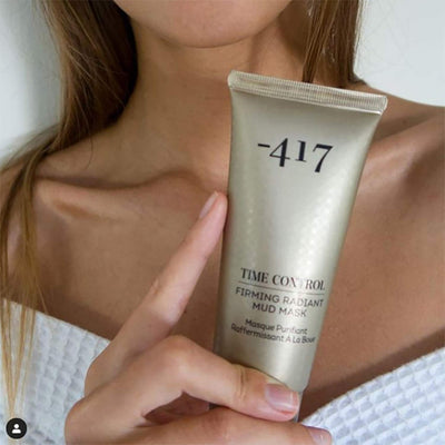 -417 Dead Sea Cosmetics Firming Time Control Mud Mask - 2 in 1 Exfoliating & Nourishing Mud Mask