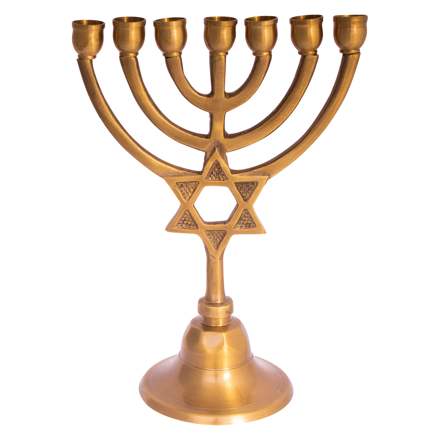 Authentic Menorah With Star of David 8″ / 20 cm