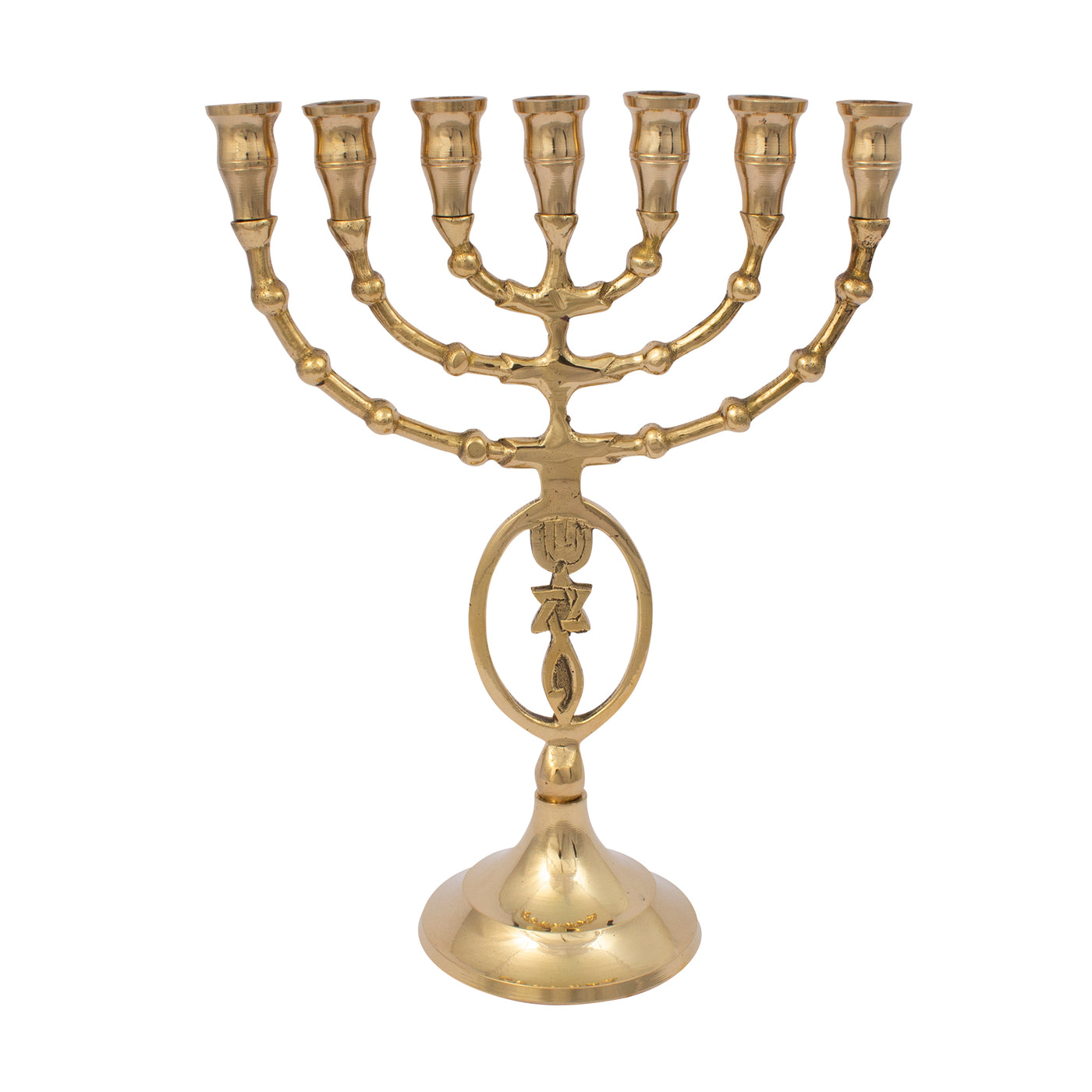 Authentic Gold Plated Menorah 8″ / 20cm