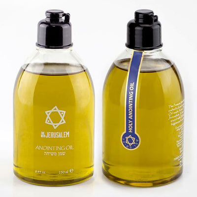 The New Jerusalem Anointing Oil Hand-Crafted from The Holy Land - Pure Natural Ingredients Essential Oil - Temple Incense, Ceremony, Spiritual Use