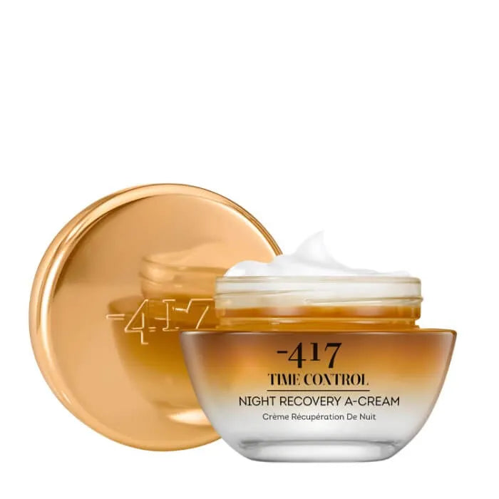-417 Dead Sea Time Control Night Recovery Cream & Face Moisturizer, Wrinkle Recovery Anti-Aging