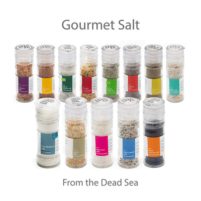Organic Garlic Pepper Salt from Dead Sea 110 gram / 3.87 OZ